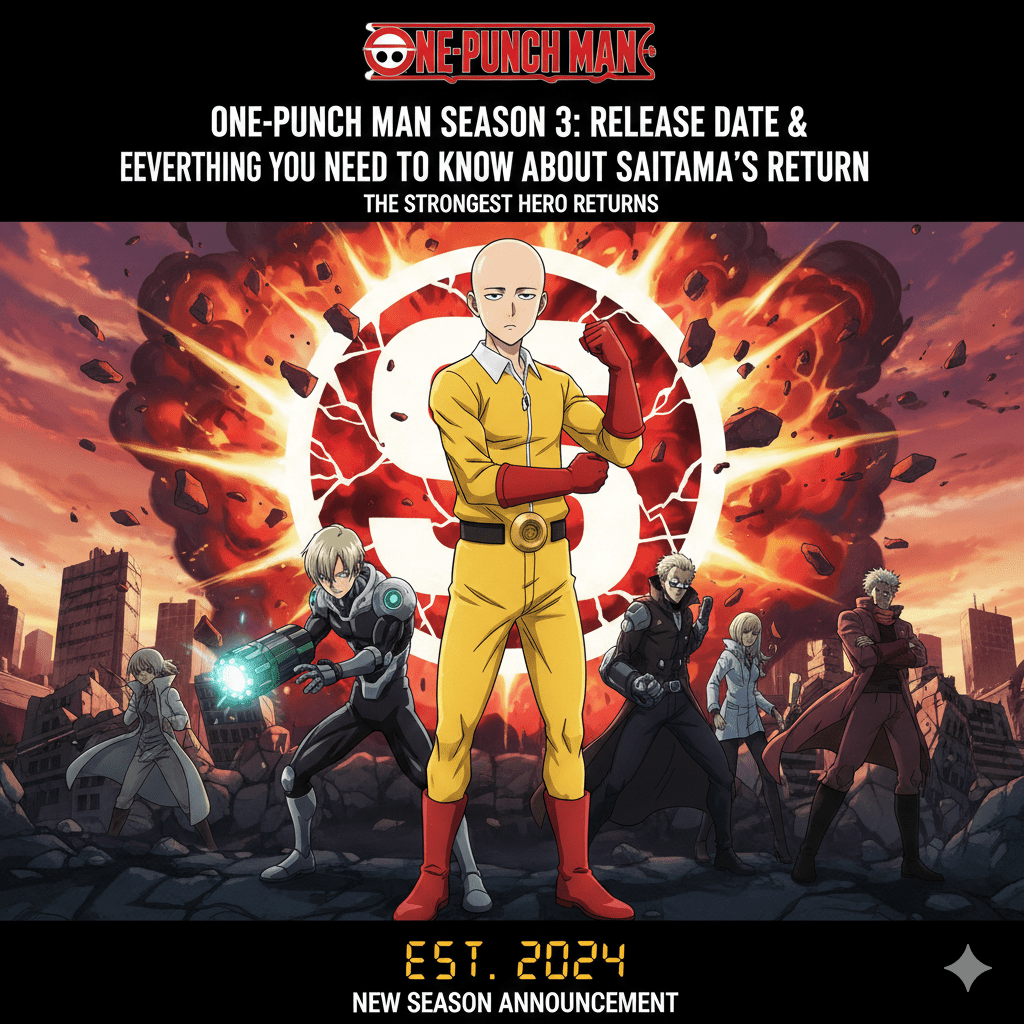 One-Punch Man Season 3: Release DateEverything You Need to Know About Saitama’s Return
