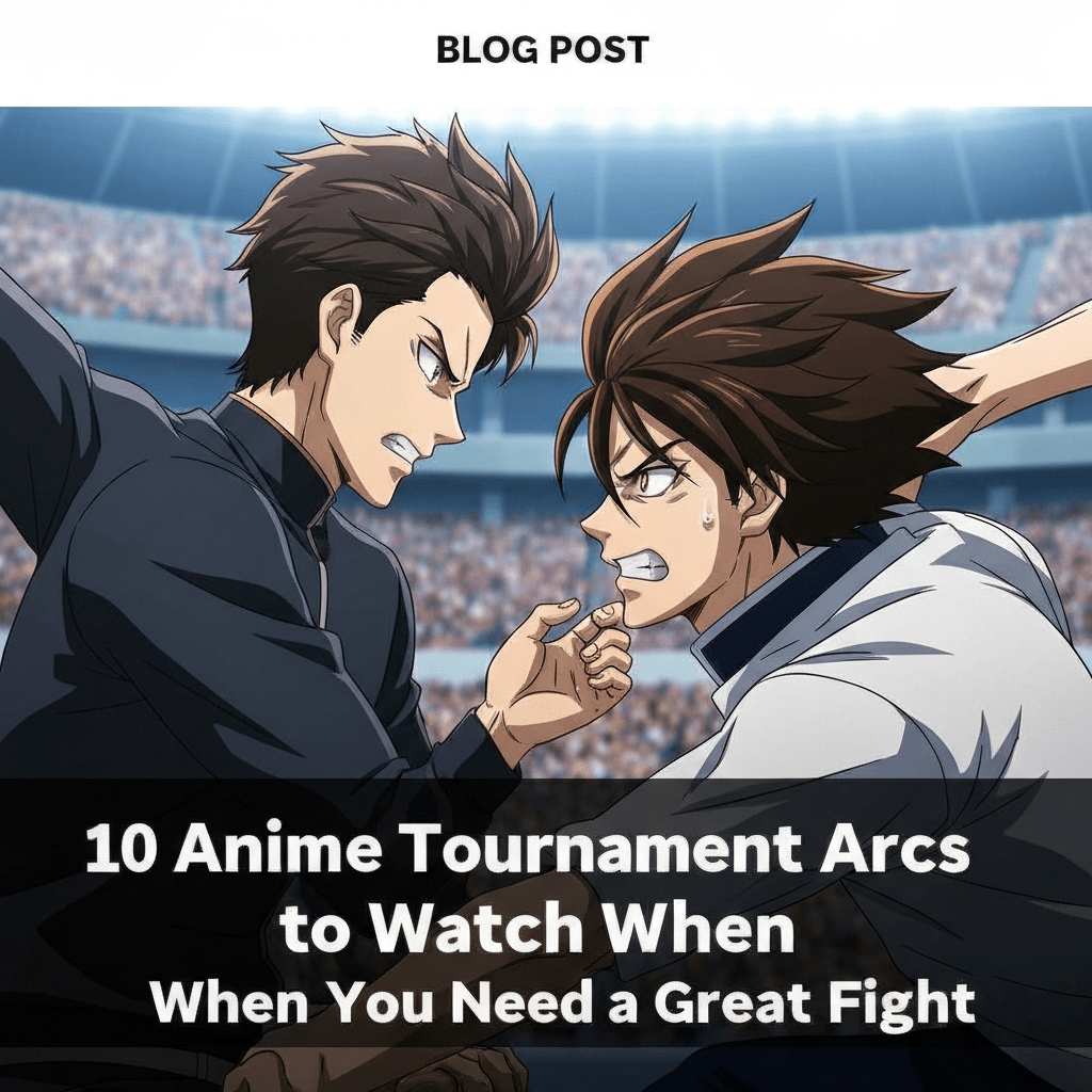 copertina 10 Anime Tournament Arcs to Watch When You Need a Great Fight