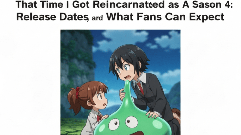 That Time I Got Reincarnated as a Slime Season 4: Release Date, Updates, and What Fans Can Expect